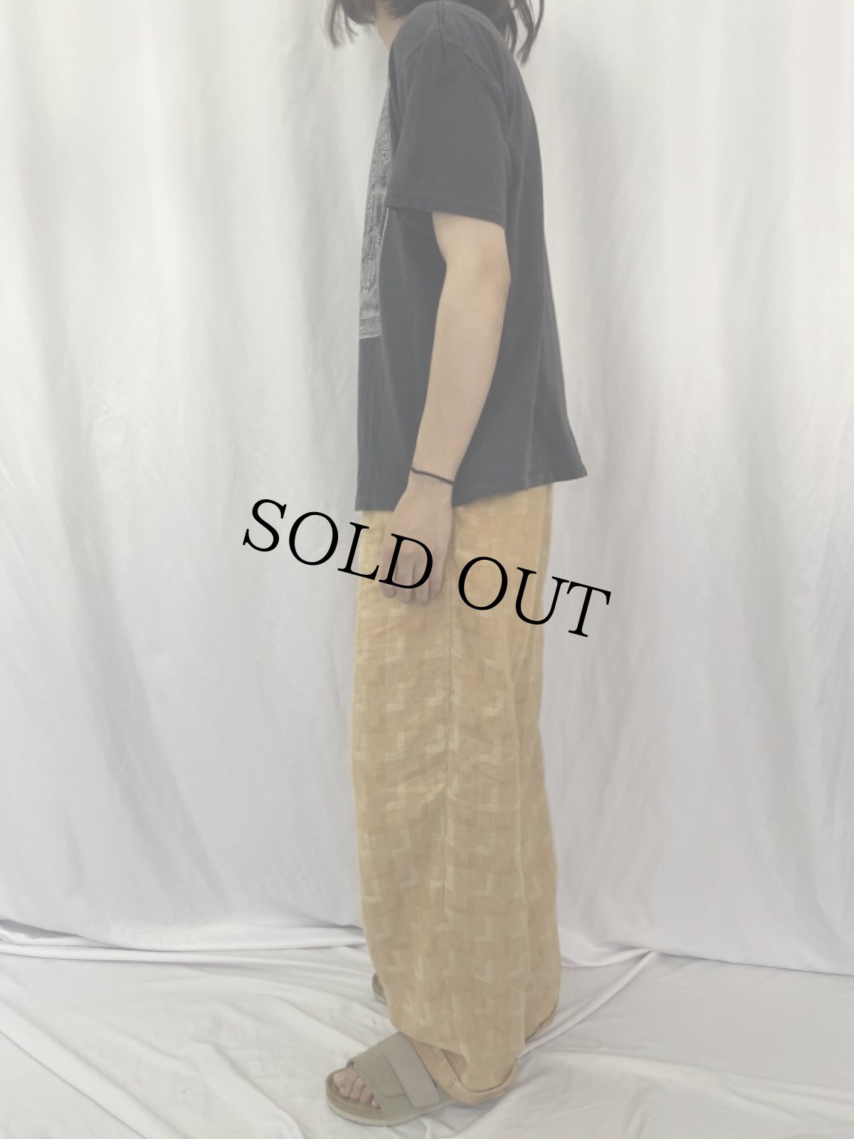 画像3: 90's BADBOB USA製 "SCREAMING CAT AFTER 20th FLOOR TOSS" アートプリントTシャツ L (3)