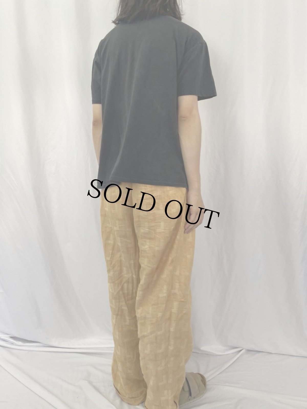 画像4: 90's BADBOB USA製 "SCREAMING CAT AFTER 20th FLOOR TOSS" アートプリントTシャツ L (4)