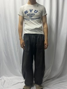 画像2: 50's Champion ランタグ "BYU PHYSICAL EDUCATION" 染み込みプリントTシャツ S (2)