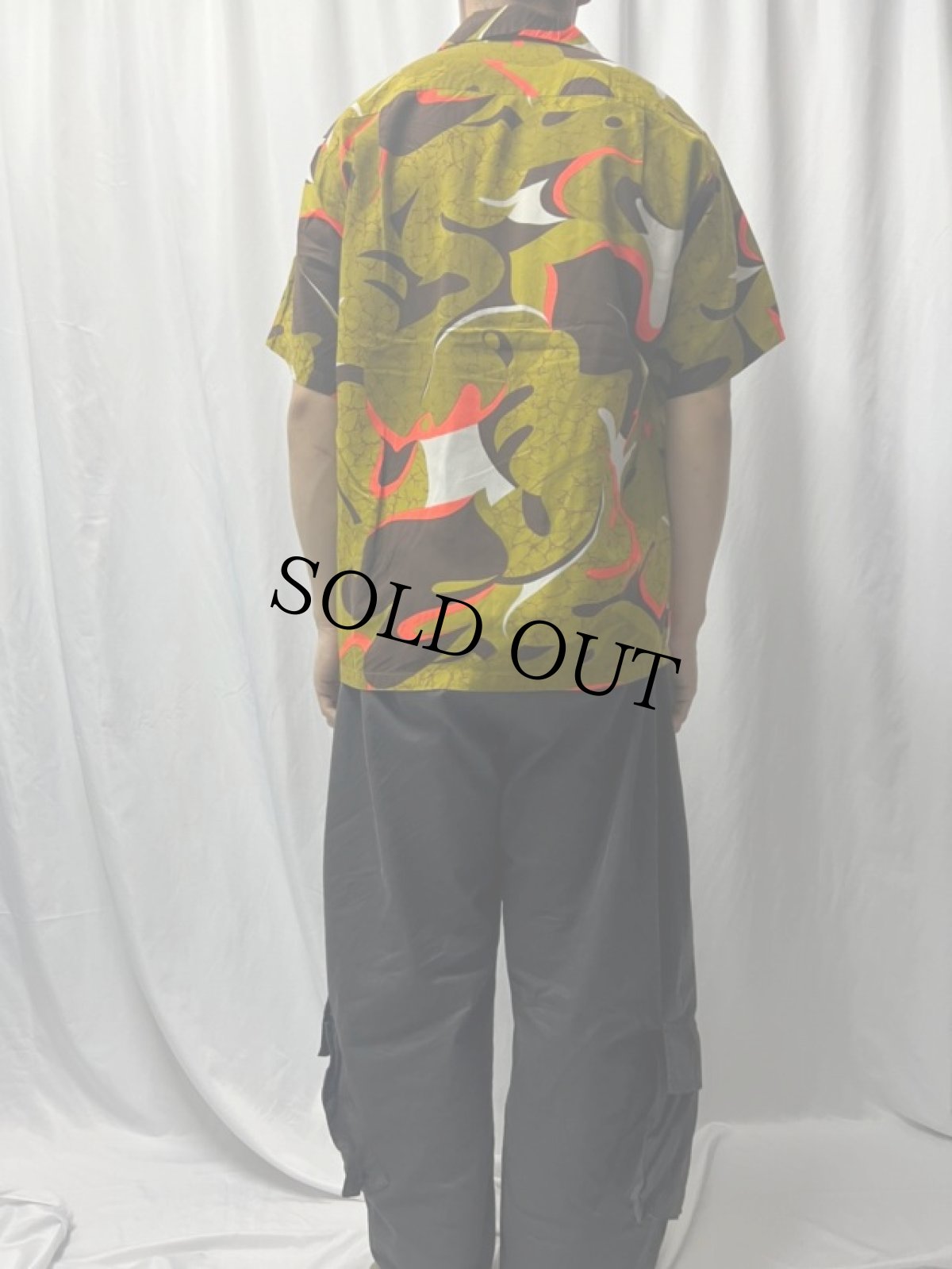 画像4: 70's 総柄 ハワイアンシャツ M (4)