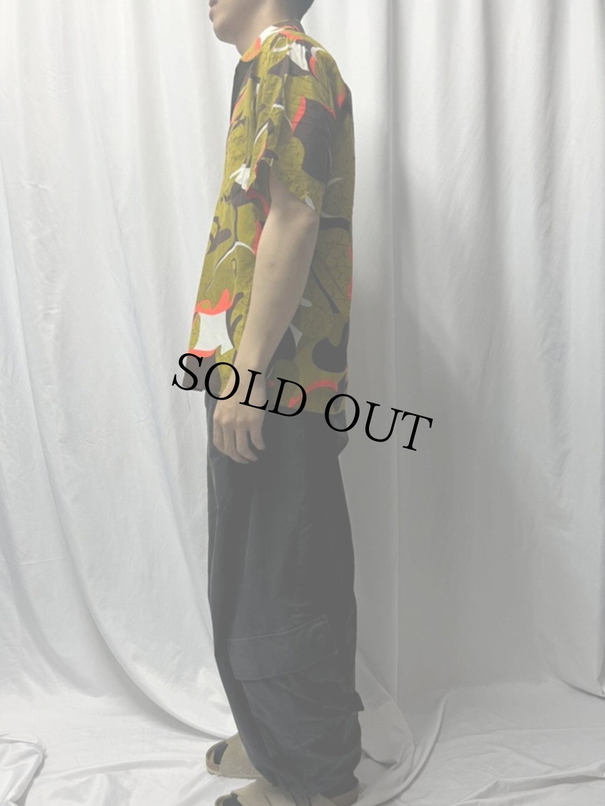 画像3: 70's 総柄 ハワイアンシャツ M (3)