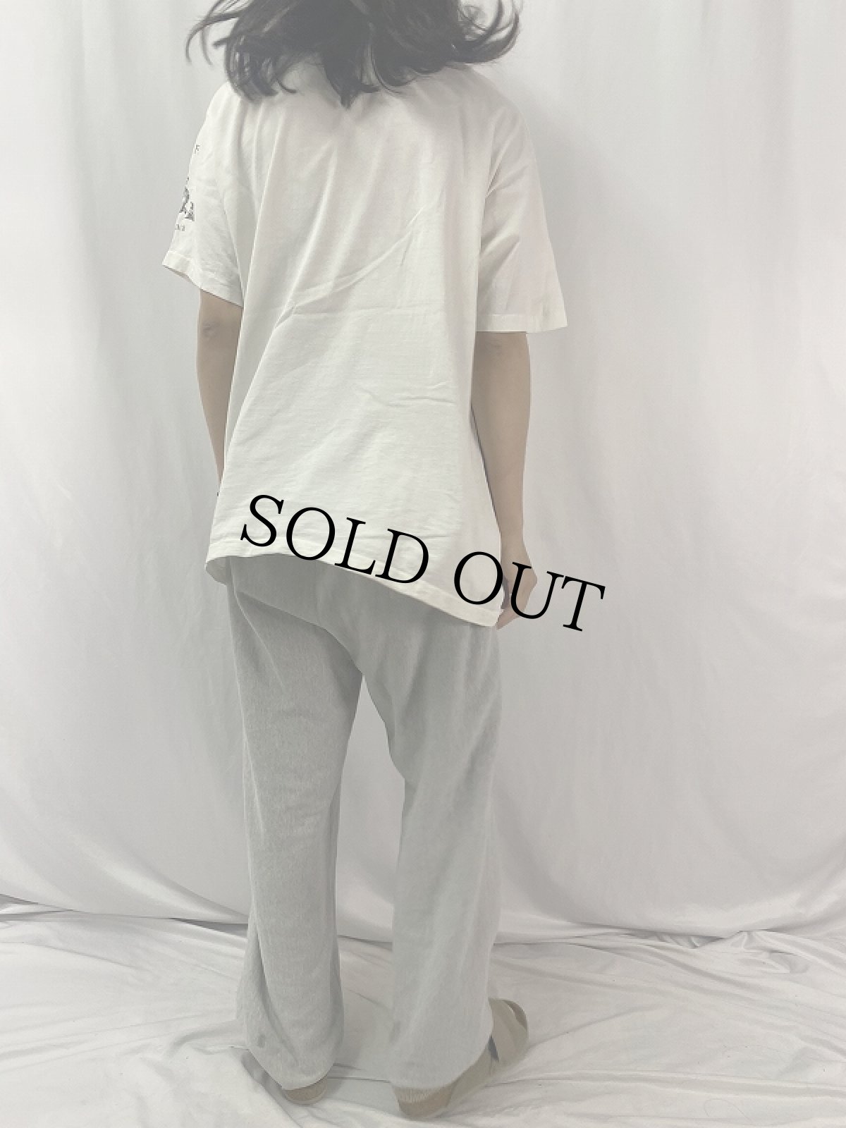 画像4: 90's CANADA製 不思議の国のアリス "マッドハッター" キャラクタープリントTシャツ XL (4)