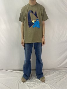 画像2: 90's COOKIE MONSTER USA製 キャラクタープリントTシャツ L (2)
