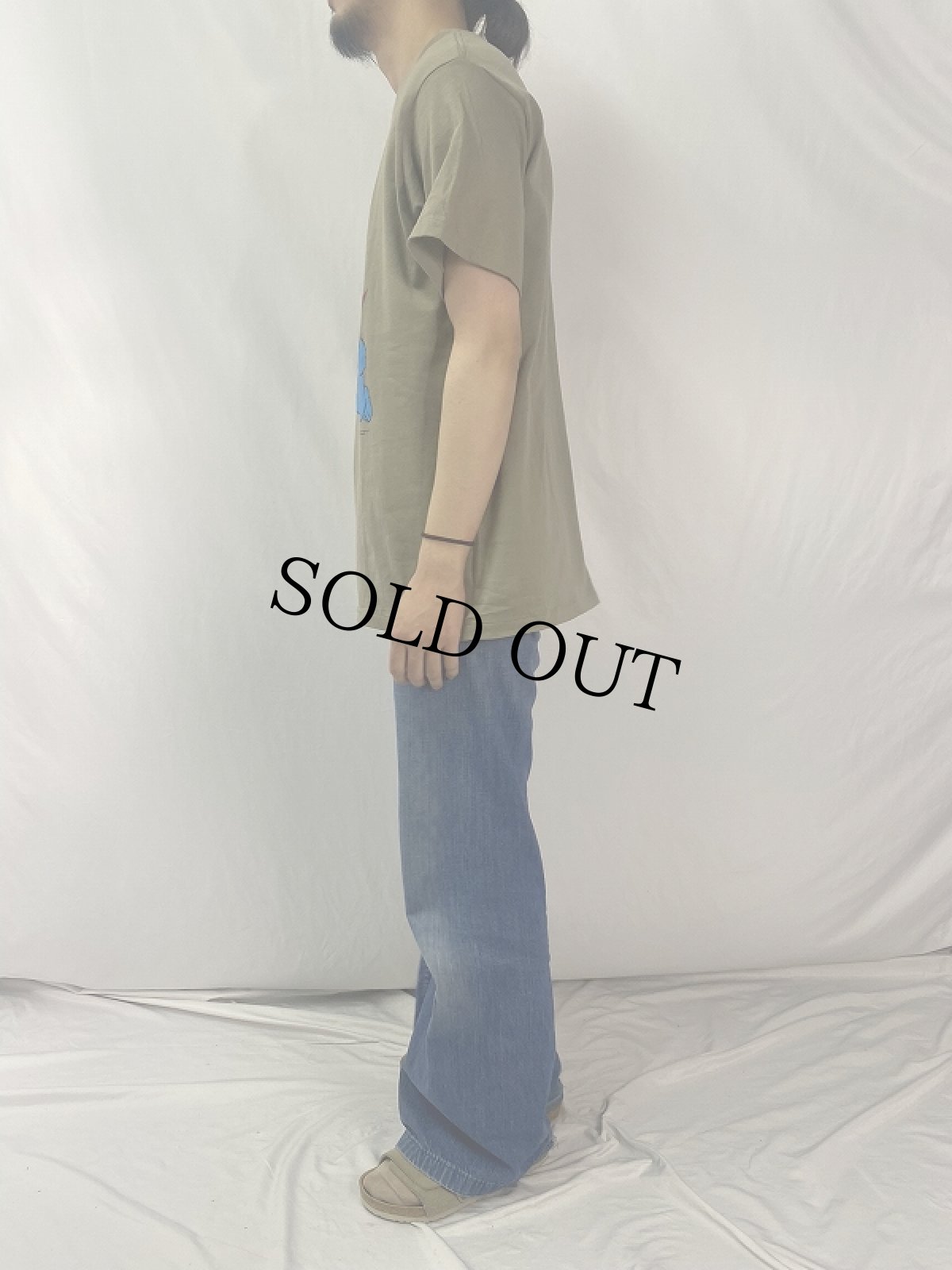 画像3: 90's COOKIE MONSTER USA製 キャラクタープリントTシャツ L (3)