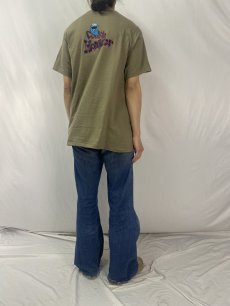 画像4: 90's COOKIE MONSTER USA製 キャラクタープリントTシャツ L (4)