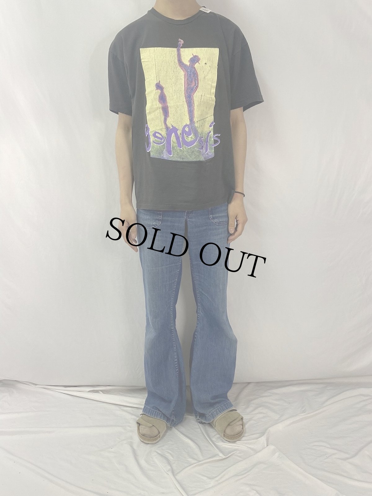 画像3: 90's genesis USA製 ロックバンドツアーTシャツ XL (3)