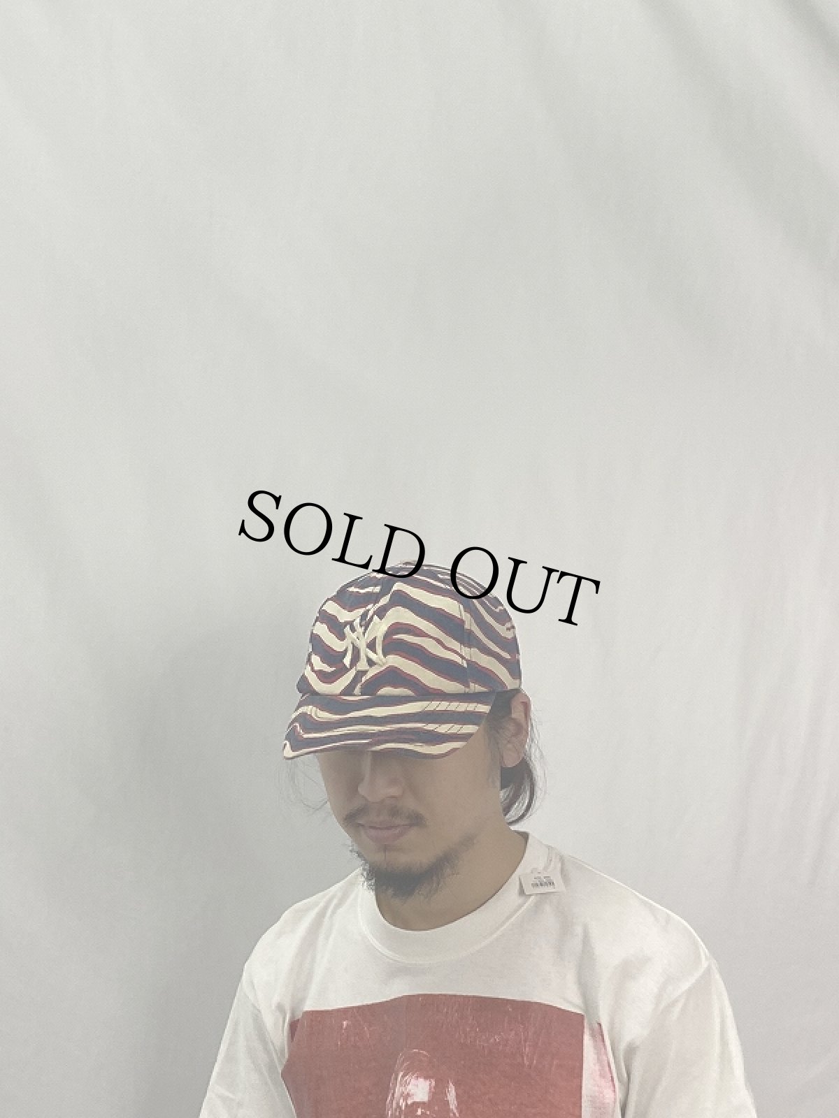 画像2: 80's MLB USA製 New York Yankees ゼブラ柄スナップバックキャップ (2)