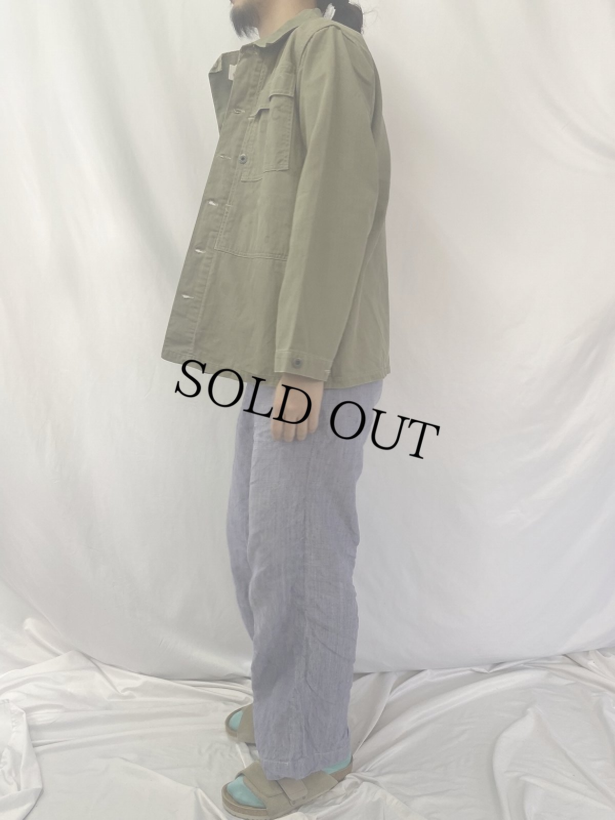 画像3: 40's USMC M-44 HBT ジャケット size38 (3)