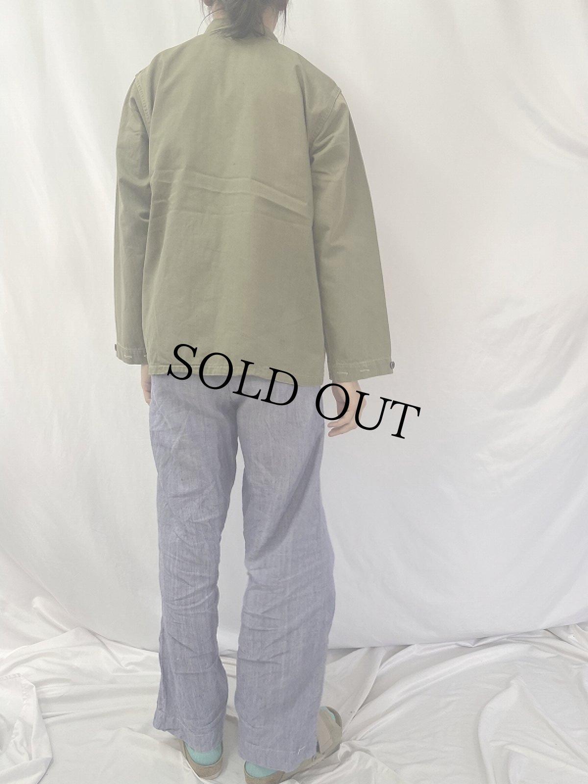 画像4: 40's USMC M-44 HBT ジャケット size38 (4)