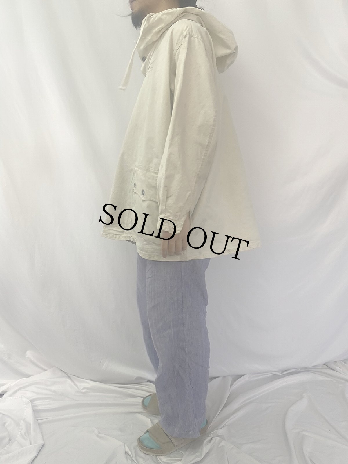 画像3: 40's スウェーデン軍 スノーカモ アノラックパーカー (3)