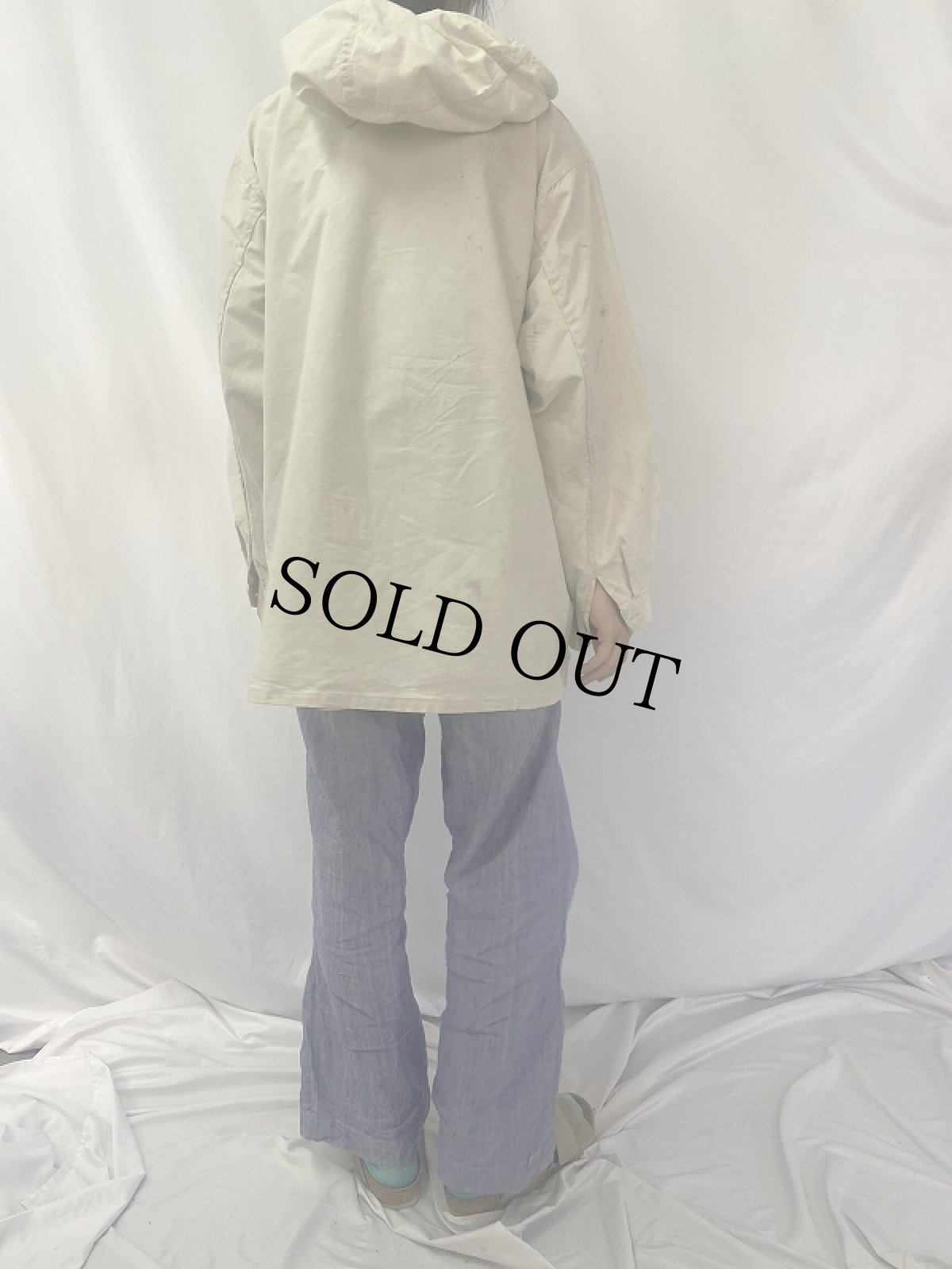 画像4: 40's スウェーデン軍 スノーカモ アノラックパーカー (4)