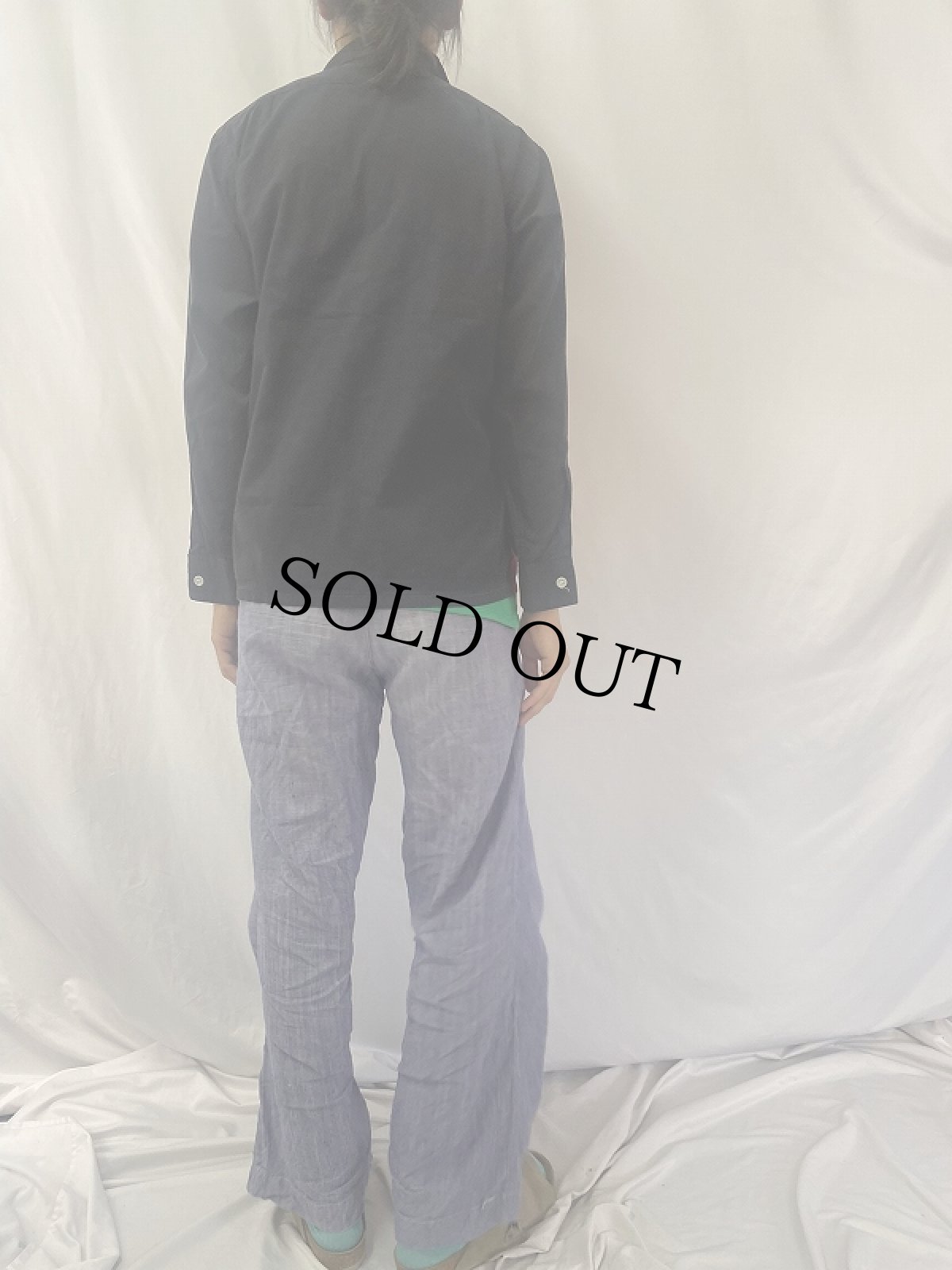 画像4: 60's Tooke チェック柄 2トーン オープンカラーコットンシャツ S (4)