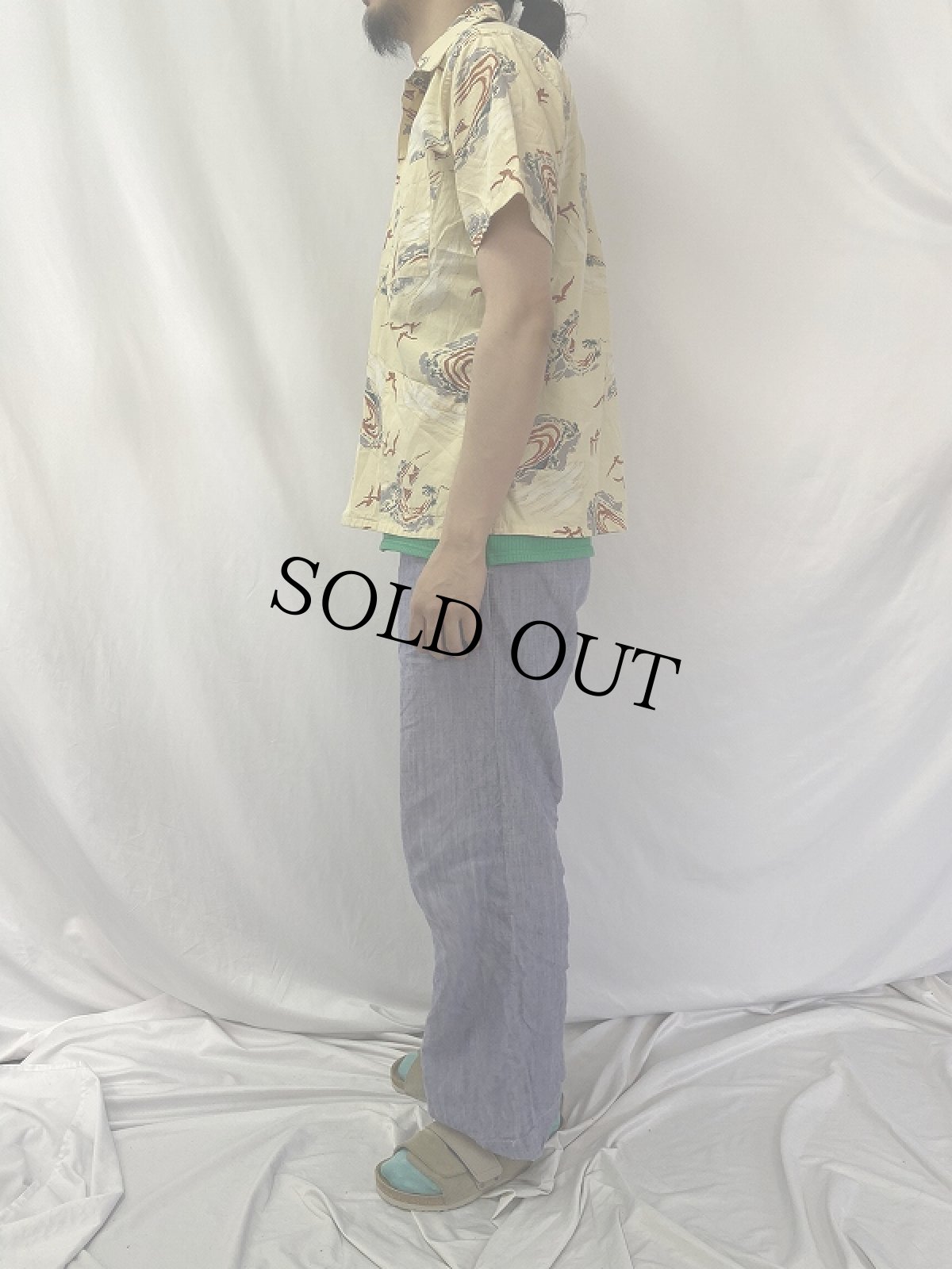 画像3: 50's Manhattan コットンハワイアンシャツ (3)