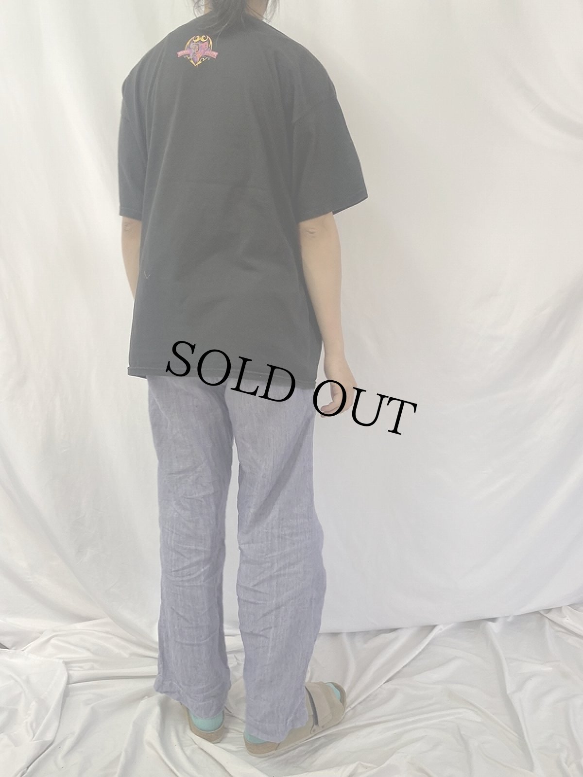 画像4: Disney 白雪姫 "WICKED QUEEN" キャラクタープリントTシャツ L (4)