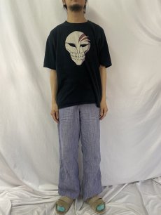 画像2: BLEACH 黒崎一護 虚 アニメプリントTシャツ XL (2)