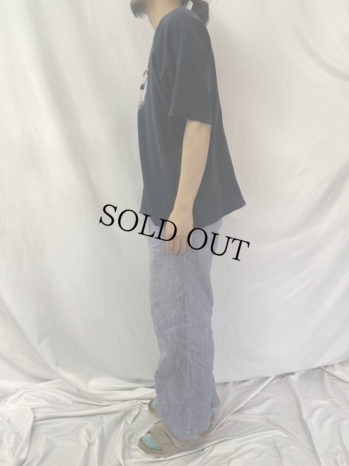 画像3: BLEACH 黒崎一護 虚 アニメプリントTシャツ XL (3)