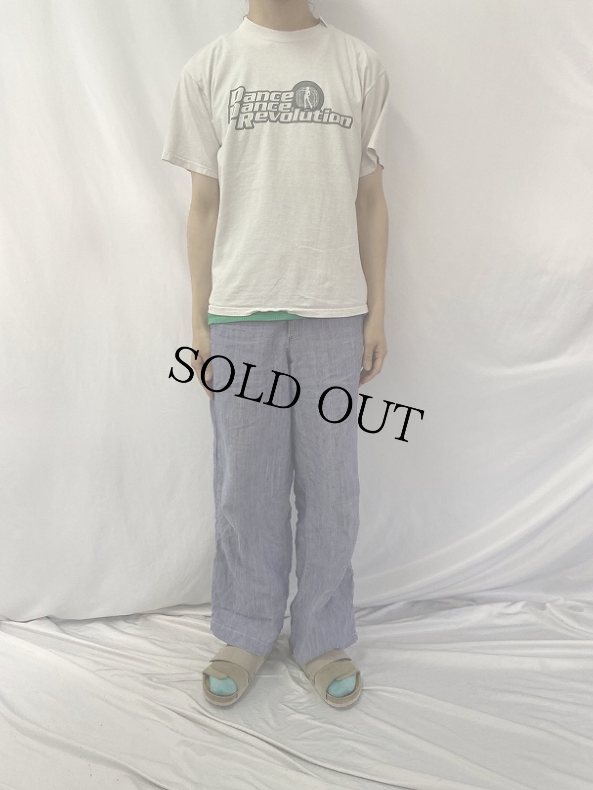 画像2: Dance Dance Revolution 音楽ゲームプリントTシャツ L (2)