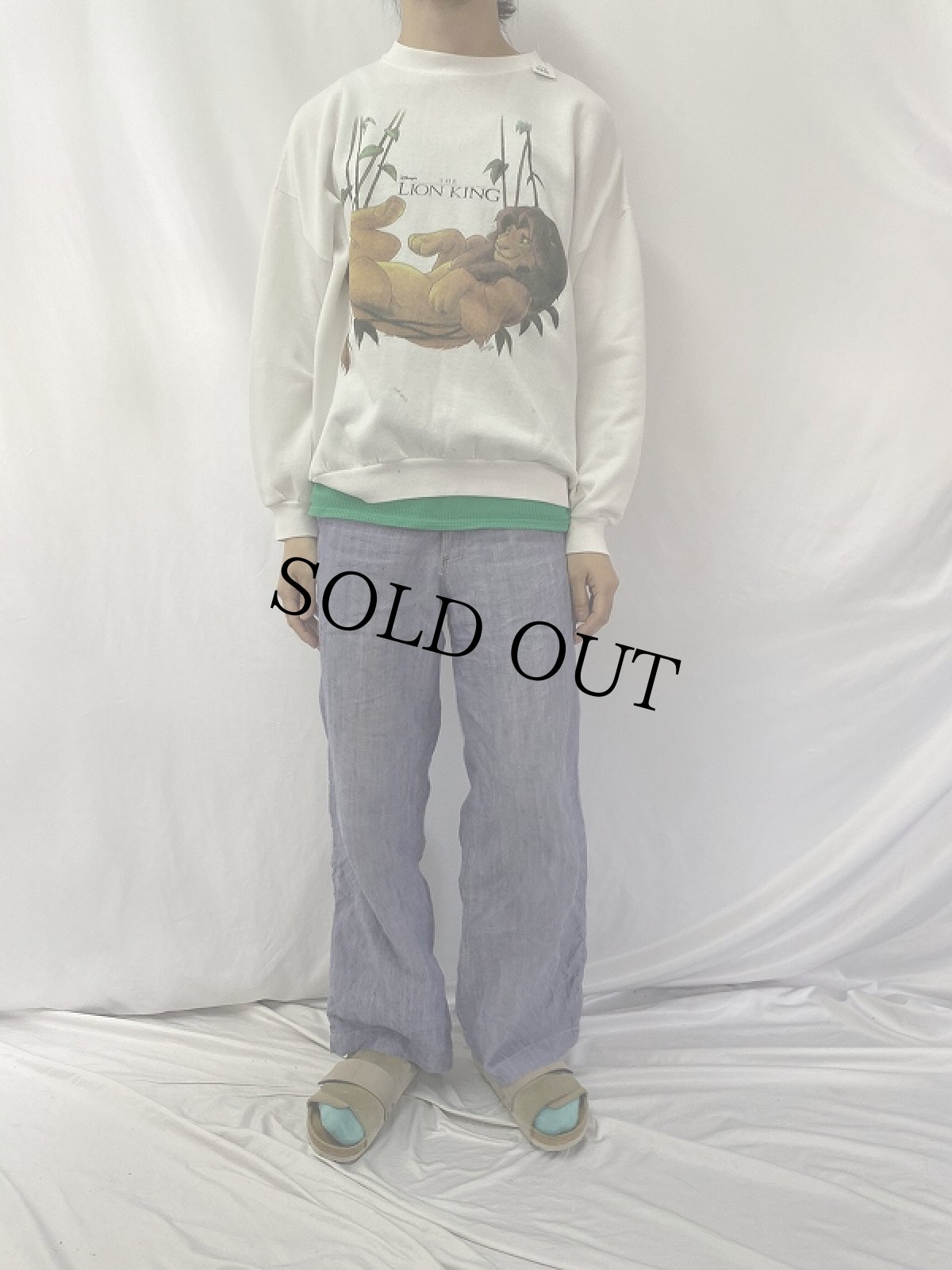 画像2: 90's Disney LION KING 映画プリントスウェット (2)