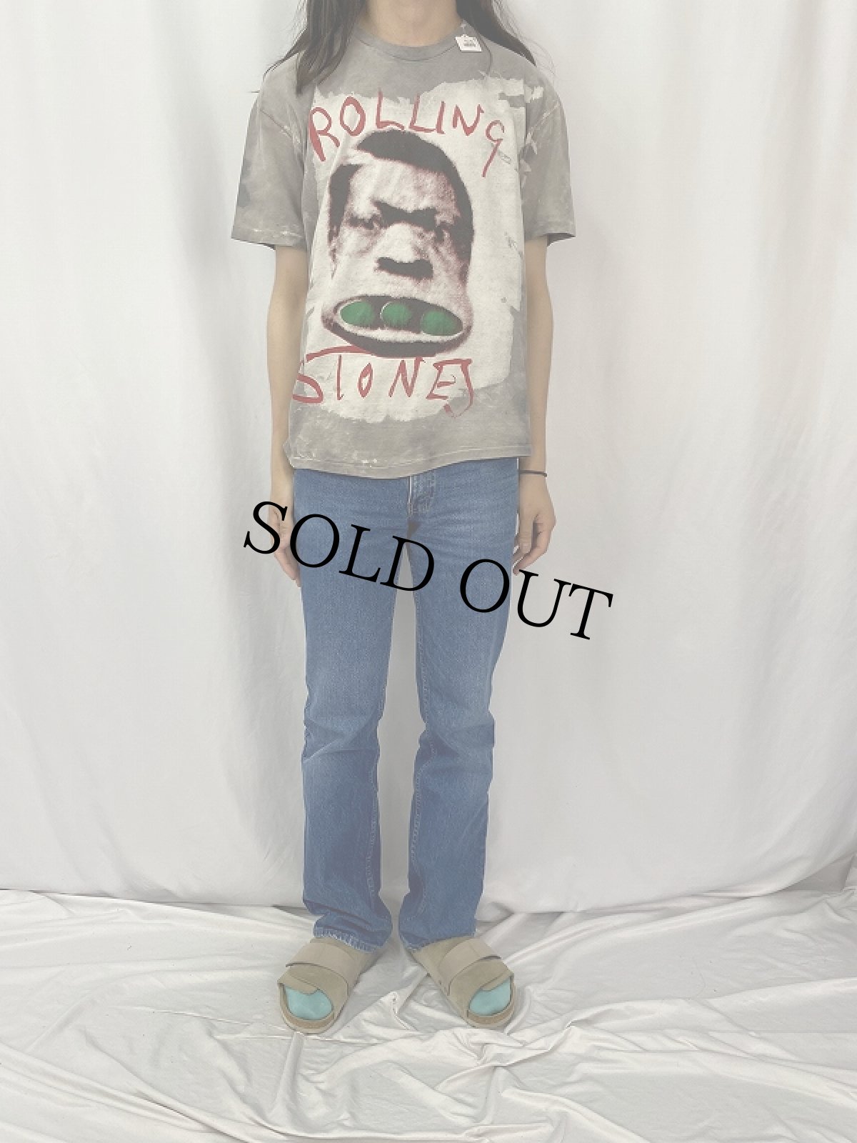 画像2: 90's ROLLING STONES USA製 "3 Ball Charlie" ロックバンドプリントTシャツ XL (2)