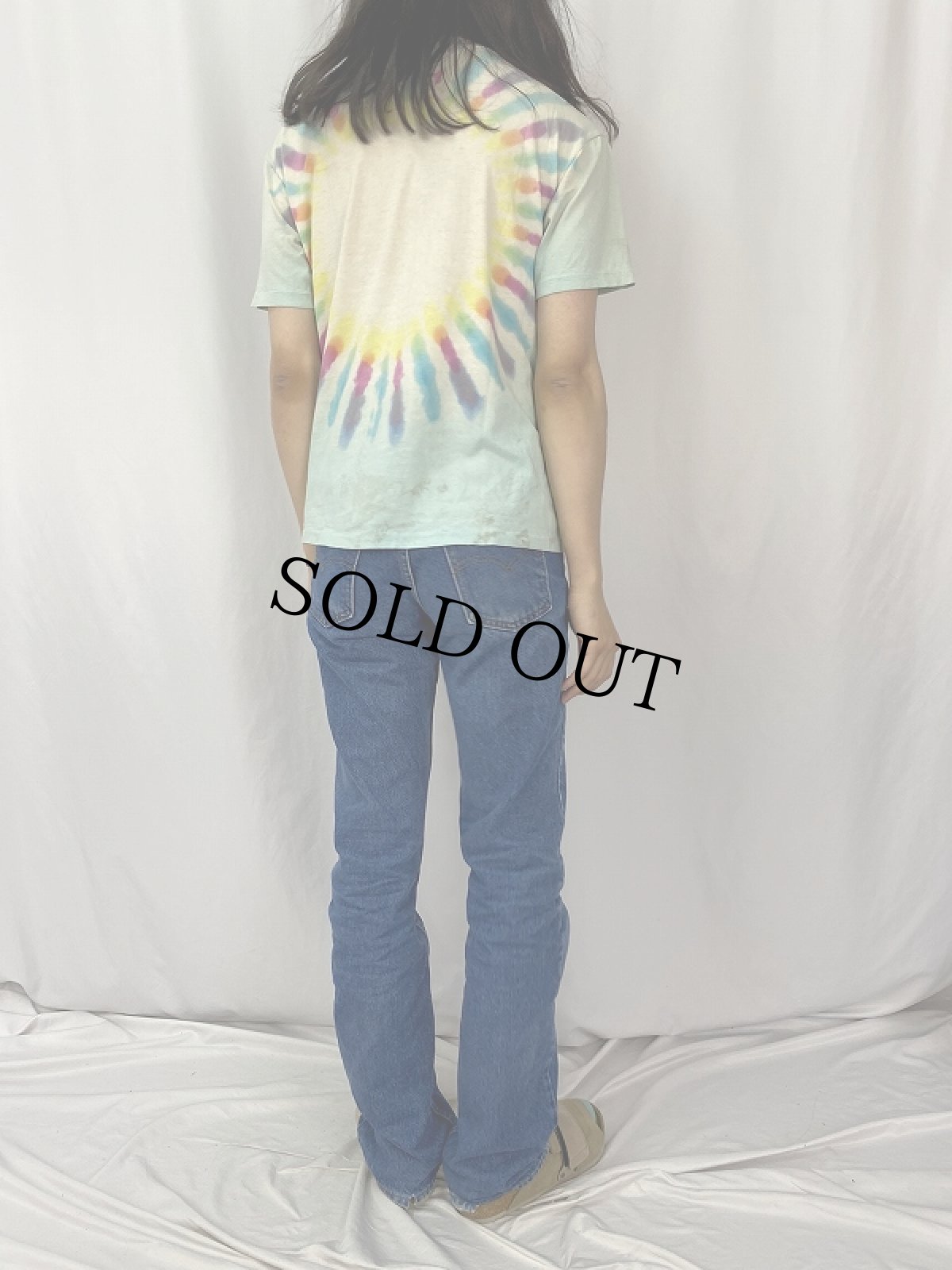 画像4: 90's GRATEFUL DEAD USA製 タイダイ ロックバンドTシャツ L (4)