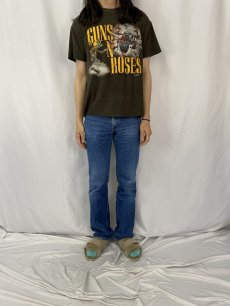 画像2: 80's GUNS N' ROSES USA製 ロックバンドTシャツ L (2)