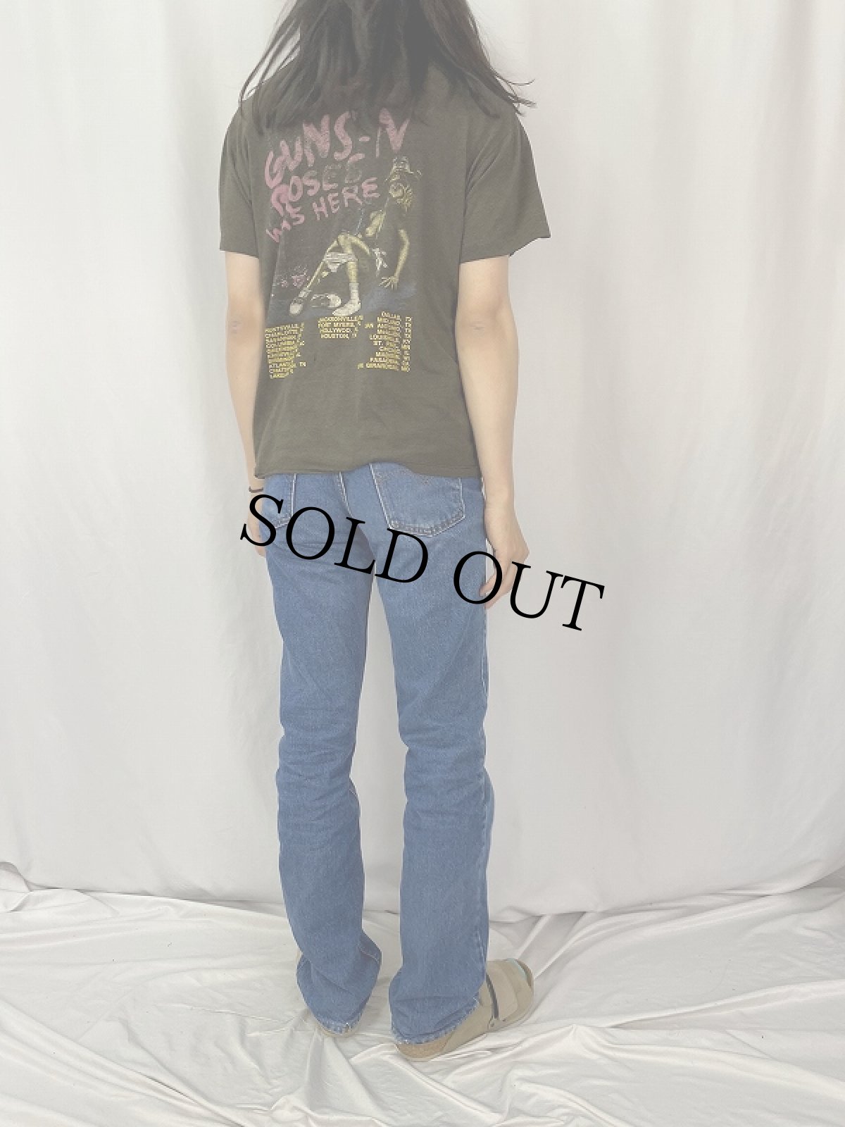 画像4: 80's GUNS N' ROSES USA製 ロックバンドTシャツ L (4)