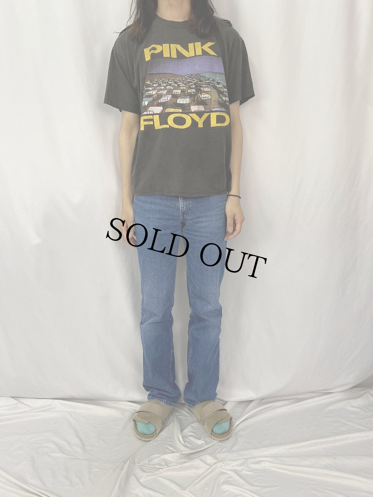 画像2: 80's PINK FLOYD UA製 ロックバンドツアーTシャツ XL (2)