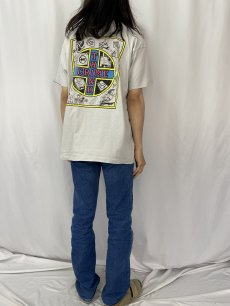 画像5: 90's Santa Monica Airlines USA製 スケートプリントTシャツ XL (5)