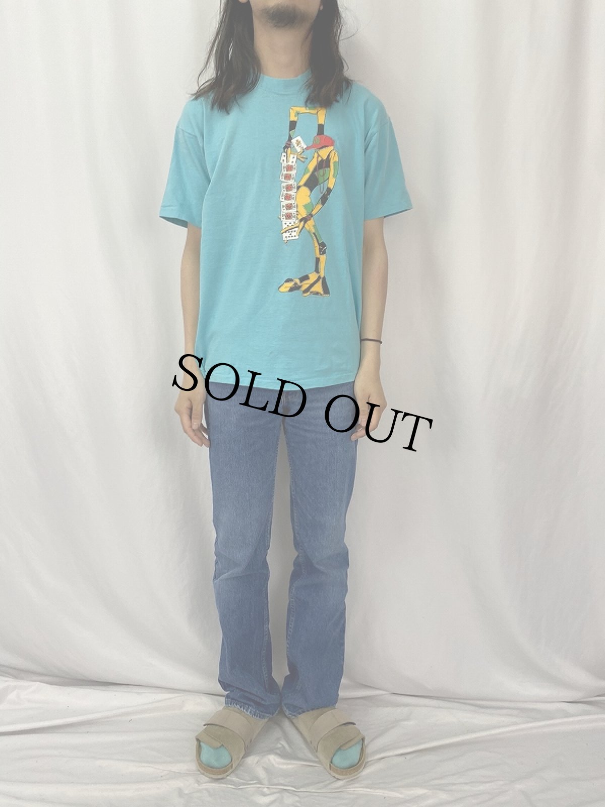 画像2: 80's POWELL PERALTA USA製 "RAY BARBEE" プリントTシャツ XL (2)