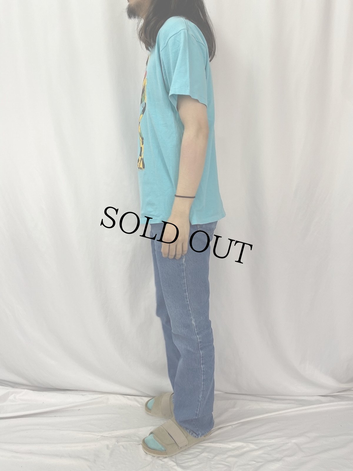 画像3: 80's POWELL PERALTA USA製 "RAY BARBEE" プリントTシャツ XL (3)