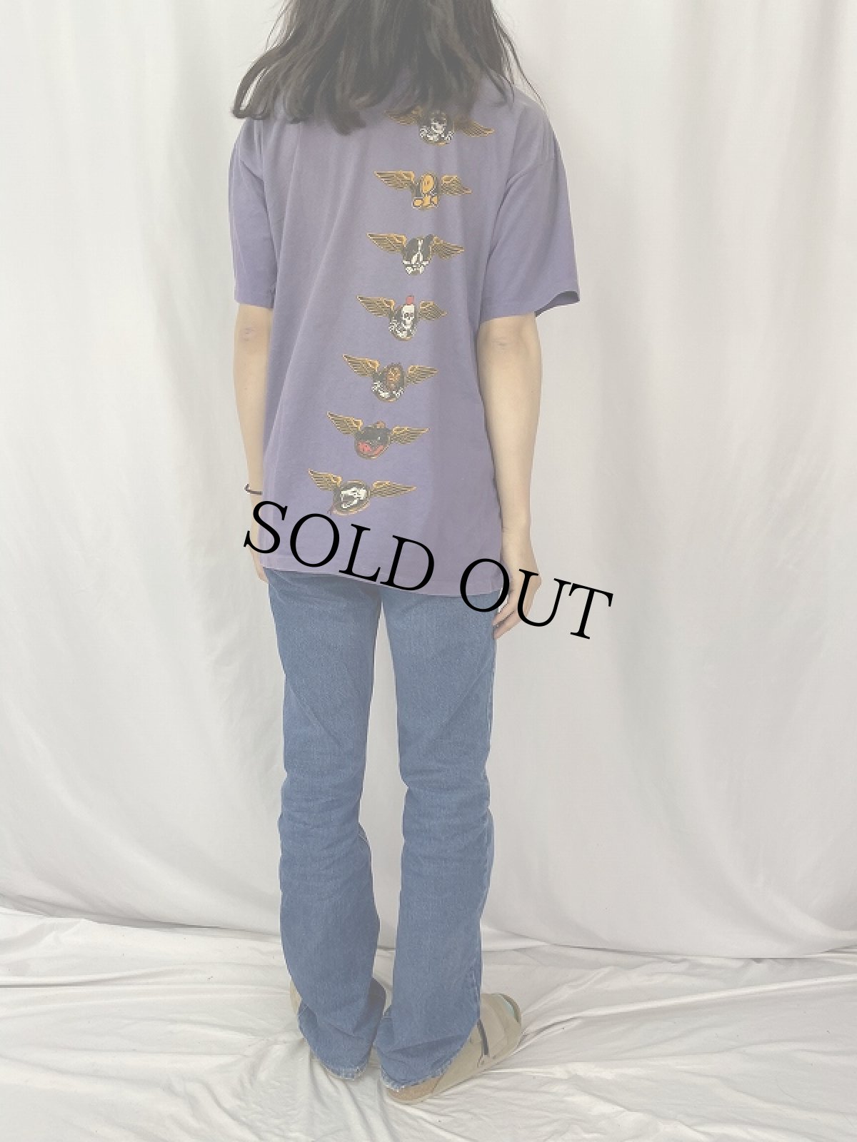 画像4: 90's POWELL PERALTA USA製 プリントTシャツ L (4)