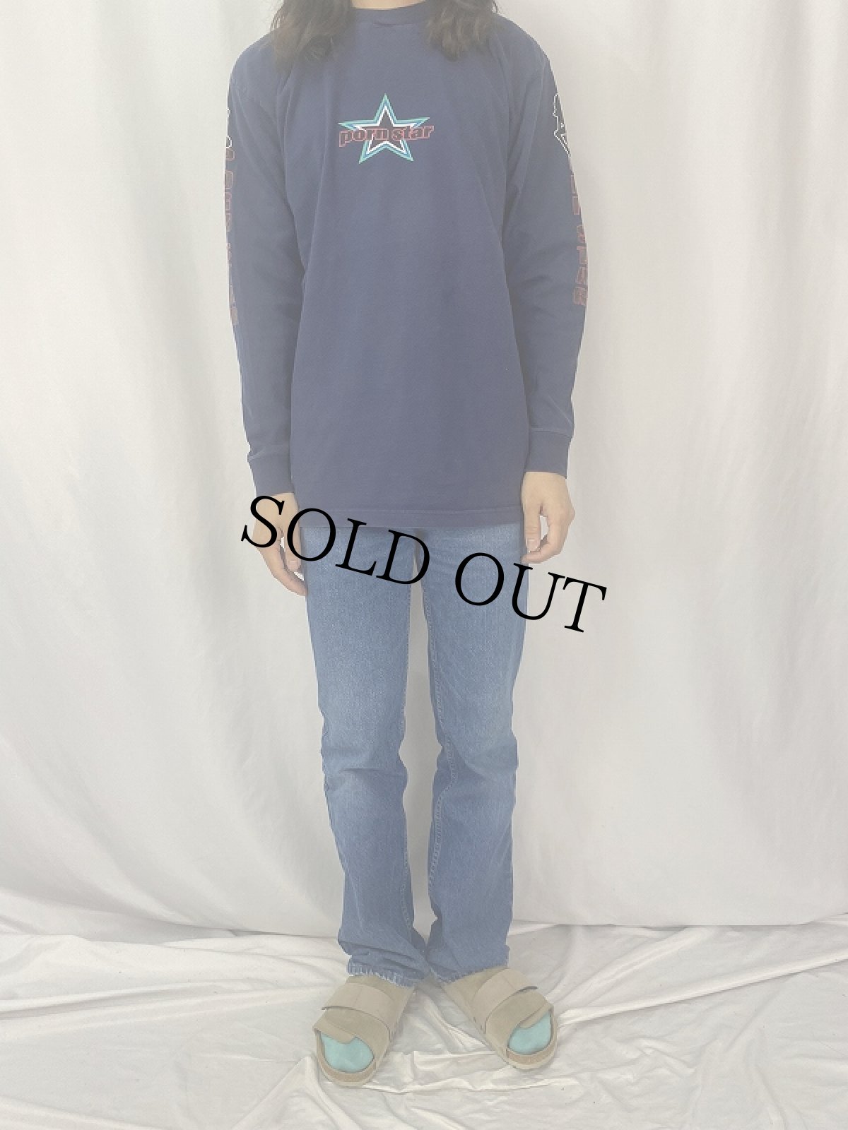 画像2: 90's PORN STAR USA製 スケートロンT (2)