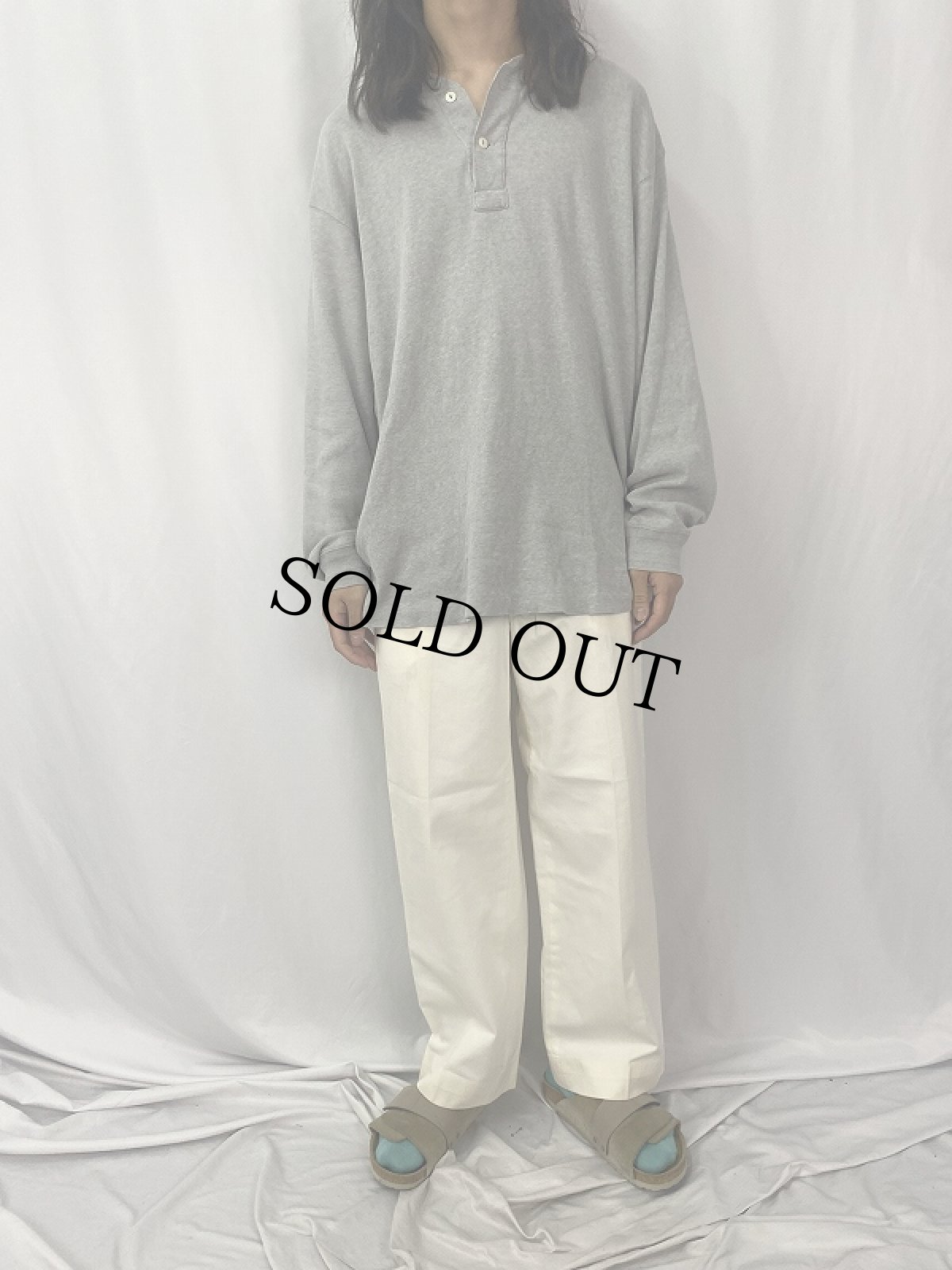 画像2: 40's U.S.N.R コットンセーラーパンツ W34 (2)