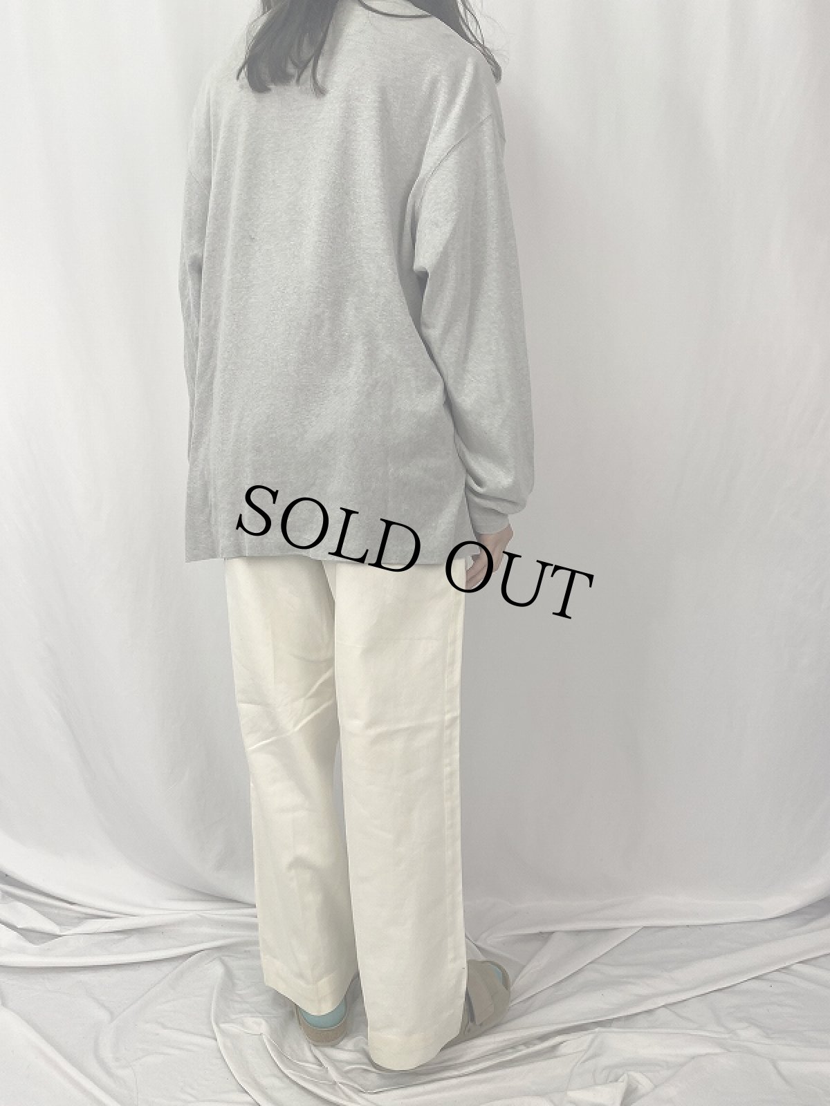 画像4: 40's U.S.N.R コットンセーラーパンツ W34 (4)