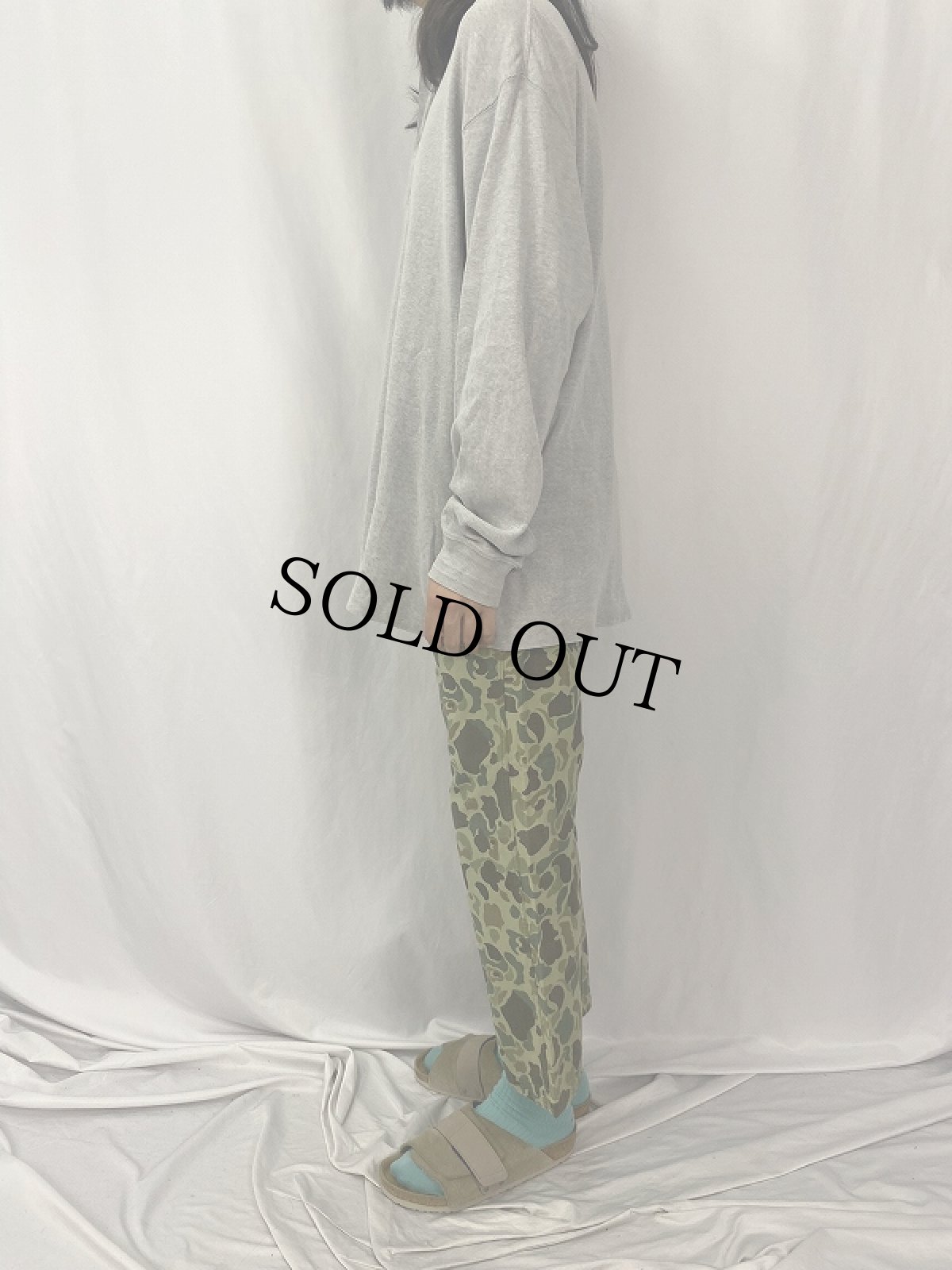 画像3: 60's REPUBLIC of KOREA MARINE CORP BEO-GAM迷彩 HBTパンツ W29 (3)