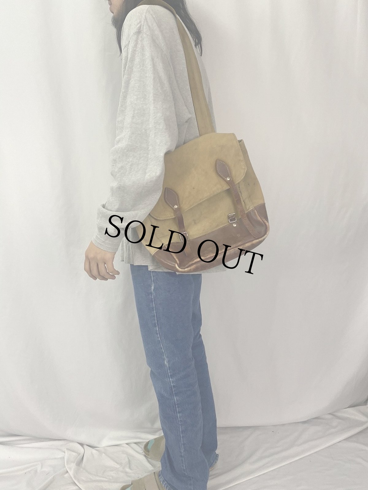 画像2: 40's WWII Canadian Officer's Field Bag (2)