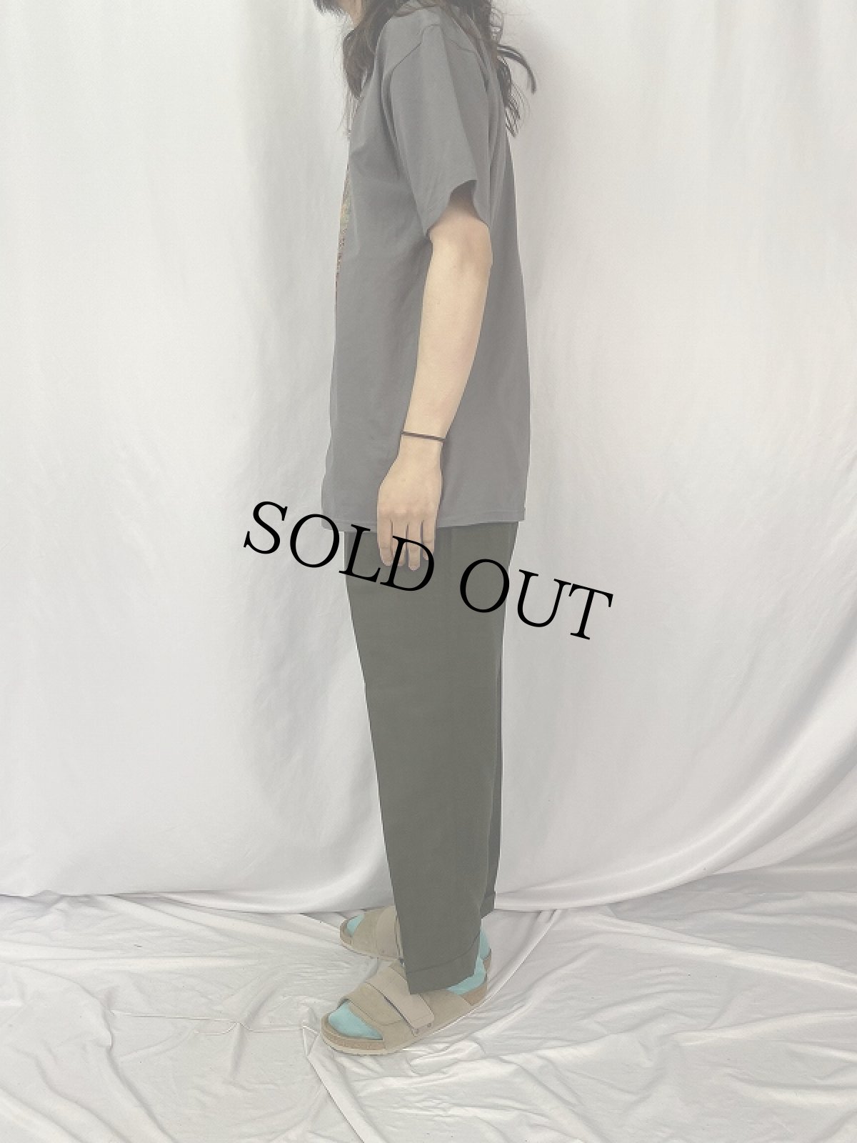 画像3: 60's Trumpeter Sportswear 1タック レーヨンスラックス W33 (3)