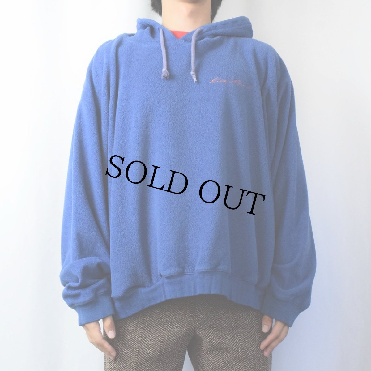 画像2: 90's Eddie Bauer EBTEK "POLARTEC" フリースフーディー XXXL (2)