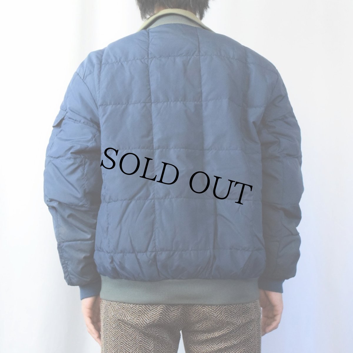 画像3: 80's Eddie Bauer ハーフジップダウンジャケット L (3)