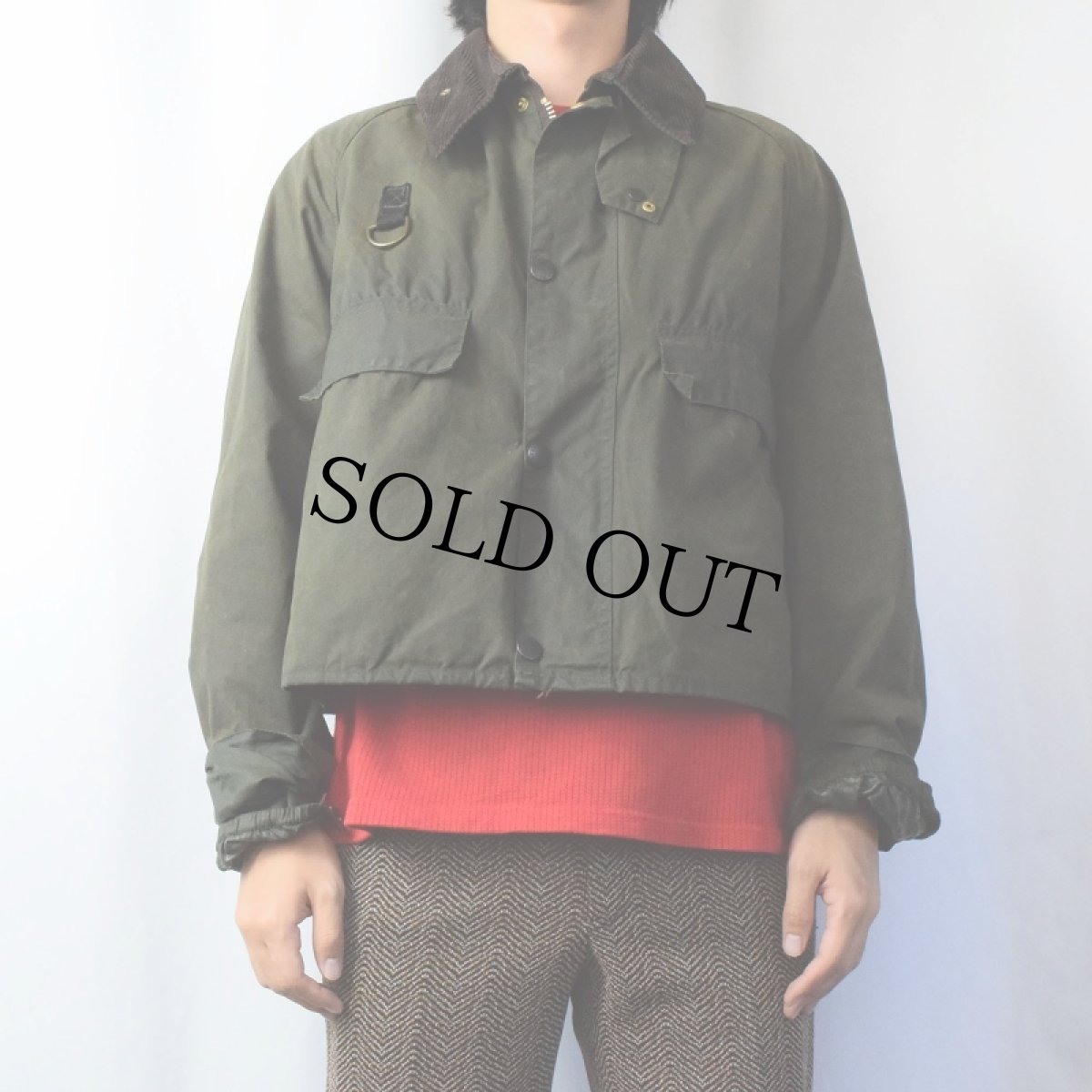 画像2: 90's Barbour ENGLAND製 "SPEY" 3ワラント L (2)