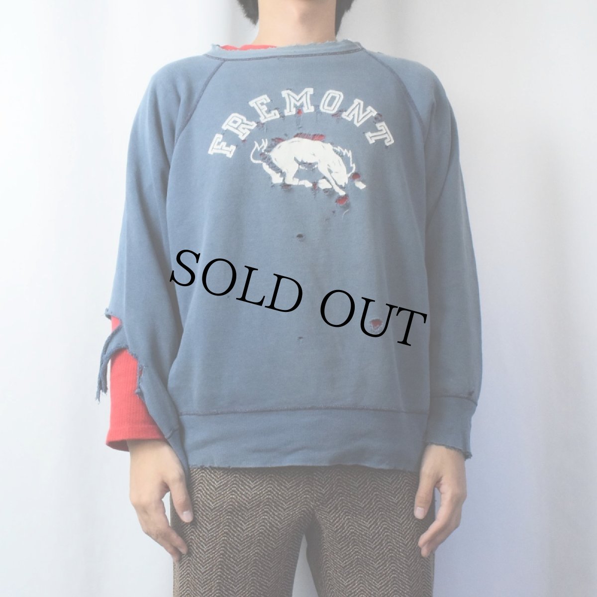 画像2: 60's Champion ランタグ USA製 "FREMONT" スウェット XL (2)