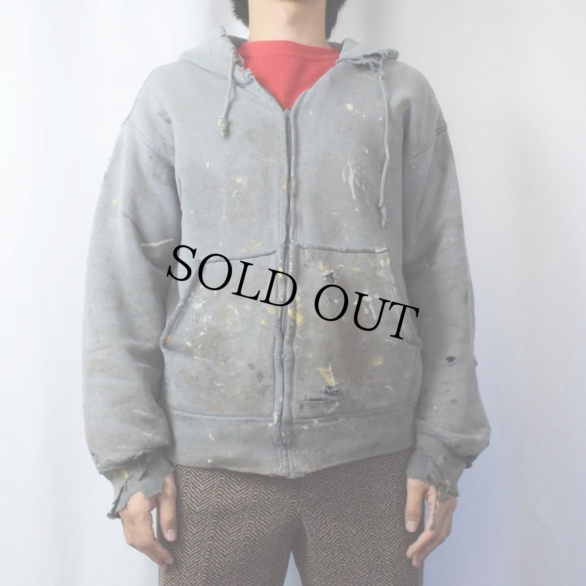 画像2: 50's Mac Phergus スウェットジップパーカー M (2)