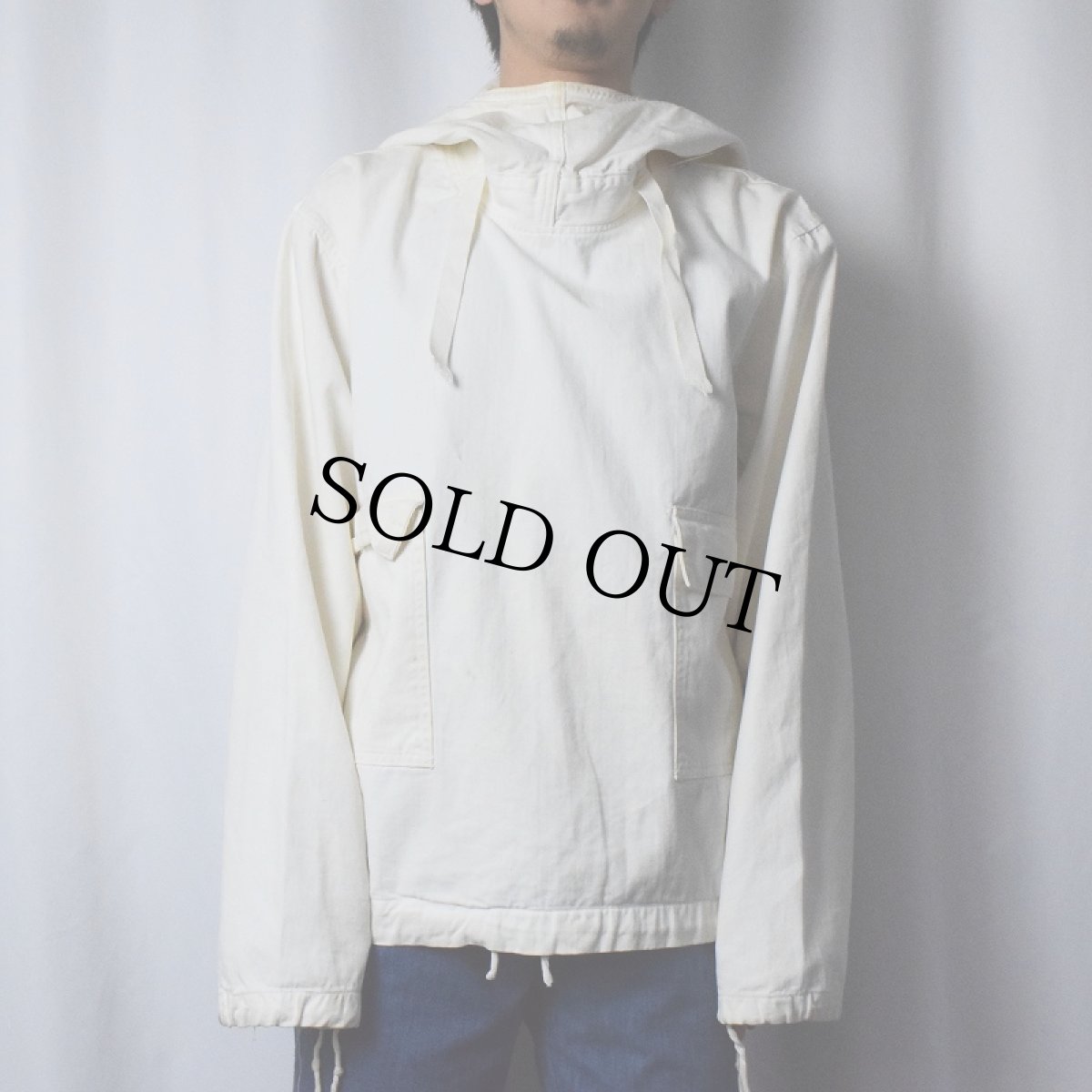 画像2: U.S.NAVY サルベージパーカ M (2)