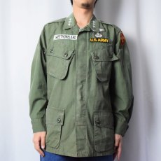 画像2: 60's U.S.ARMY ジャングルファティーグジャケット 1st (2)