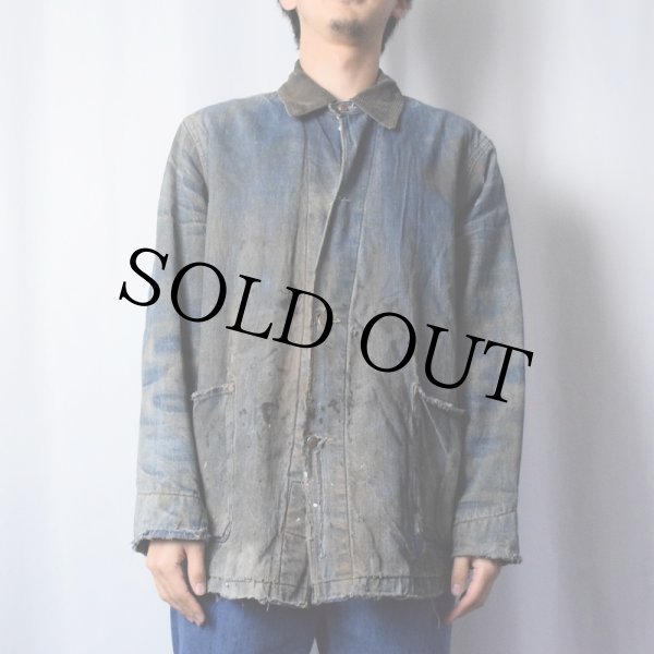 Montgomery Ward デニムカバーオール M 40年代 40s モンゴメリーワード デニムジャケット ワーク 襤褸