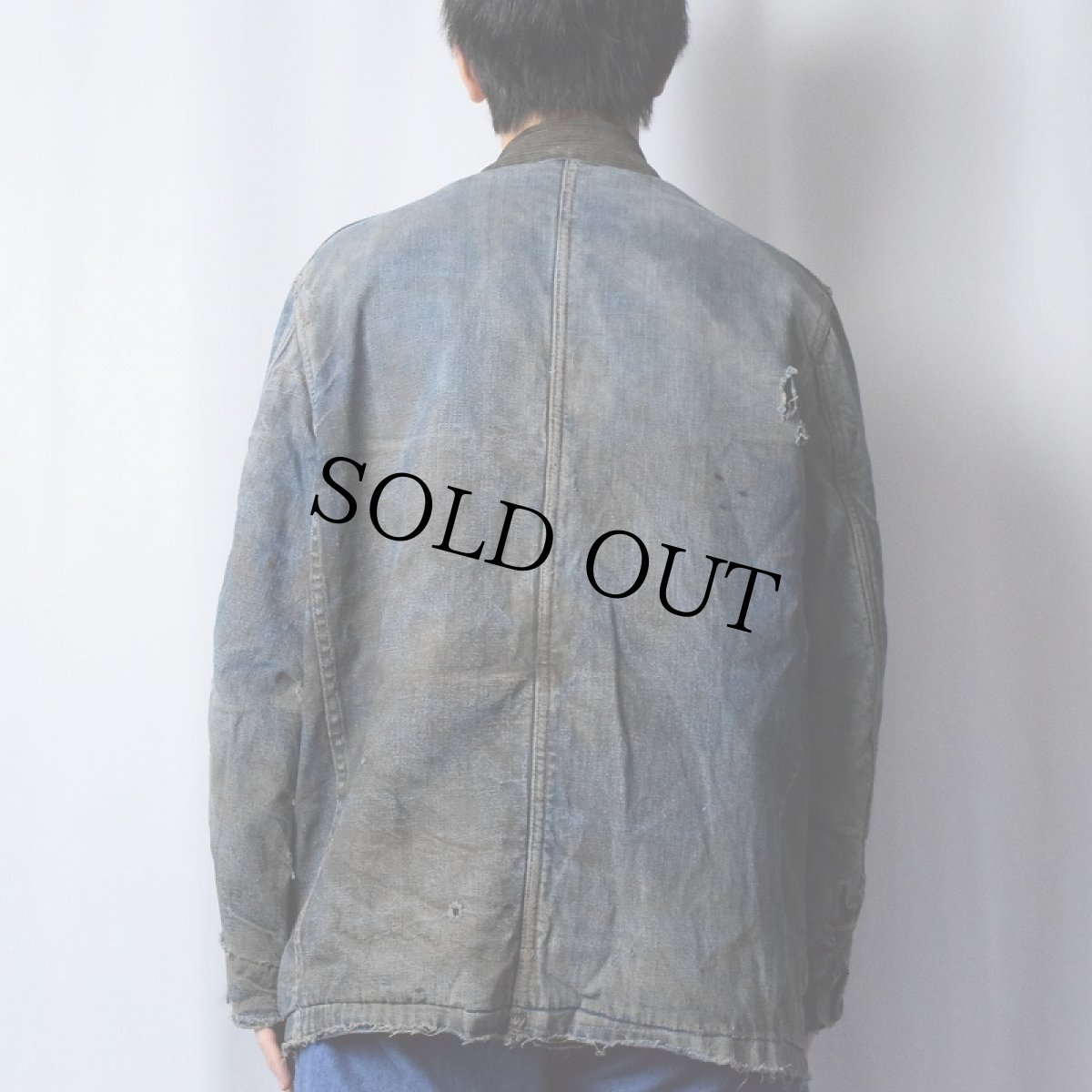 画像3: 40's MONTGOMERY WARD ブランケットライナー デニムカバーオール (3)