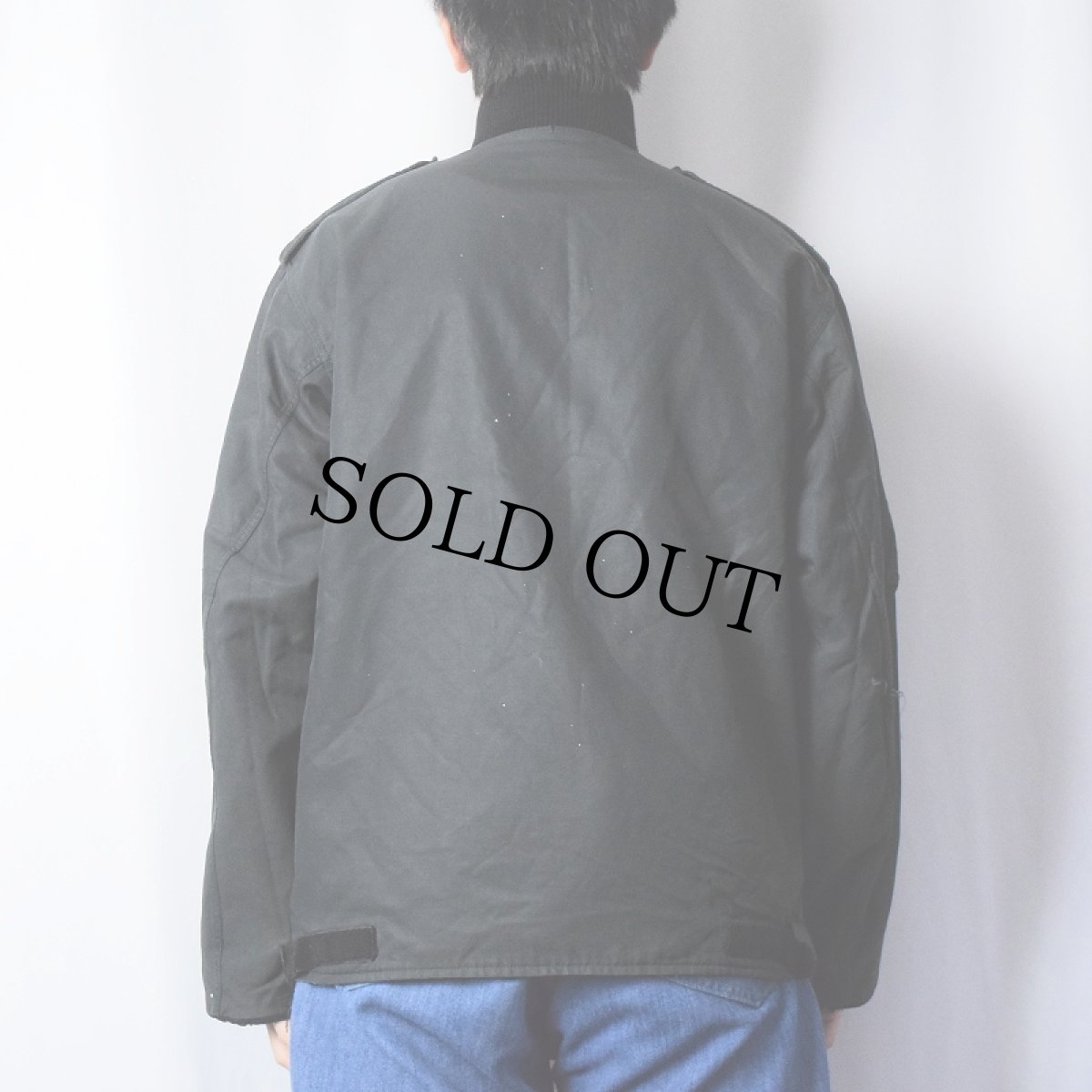 画像3: 80's ROYAL CANADIAN AIR FORCE フライトジャケット "CAF GREEN" (3)