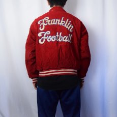 画像4: VINTAGE "Franklin Football" チェーン刺繍 コーデュロイスタジャン (4)