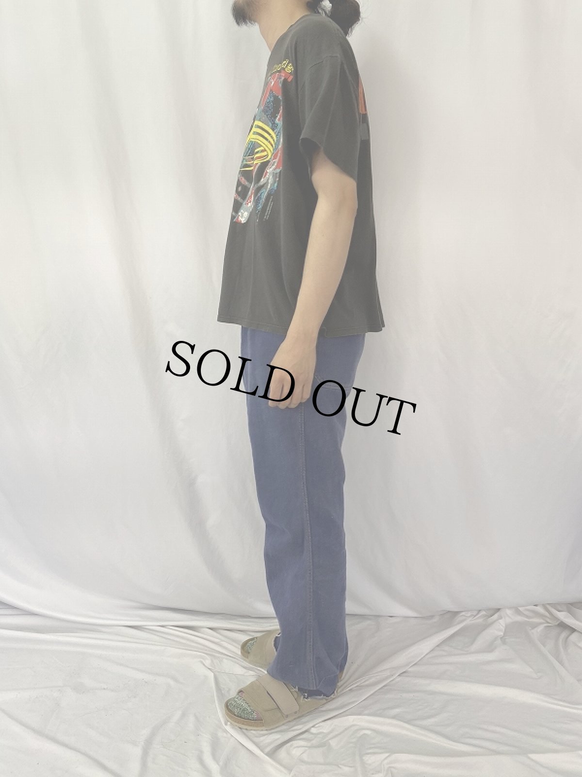 画像3: 90's VAN HALEN USA製 ハードロック・バンド プリントTシャツ XL (3)