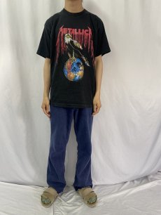 画像3: 90's METALLICA pushead USA製 ロックバンドツアーTシャツ XL (3)